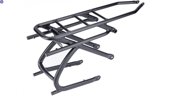 TERN Gepäckträger &quot;Atlas&quot;; Schwarz, mit Befestigungsmaterial, 20&quot;, passend für Vektron S10, P7i, Q9, ab 2021, 2. Generation