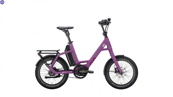 QiO Elektro-Kompaktrad &quot;EINS P-R&quot; Mod. 23, Unisex, 20&quot;, dark violet matt, Rohloff 14 G &quot;Speedhub 500/14&quot;, 47 cm