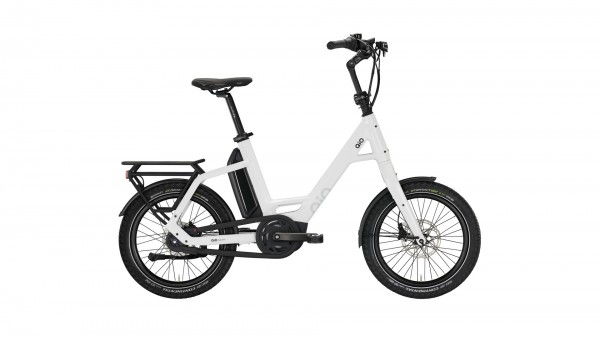 QIO Elektro-Kompaktrad "EINS AP-8" Mod. 22, Unisex, 20", crystal white matt, 8-Gang SHIMANO "Nexus", RBN, 47cm